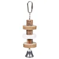 Ďalší obrázok produktu Natural Living-drevené kolieska, lávový kameň pre vtáky 16cm
