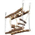 Ďalší obrázok produktu Natural Living drevený most dvojitý pre myši, škrečky 27 x 17 x 7 cm