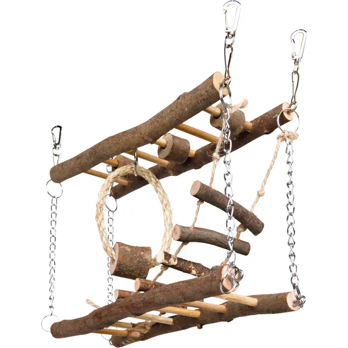 Hlavný obrázok produktu Natural Living dřevěný most dvojitý pro myši, křečky 27 x 17 x 7 cm