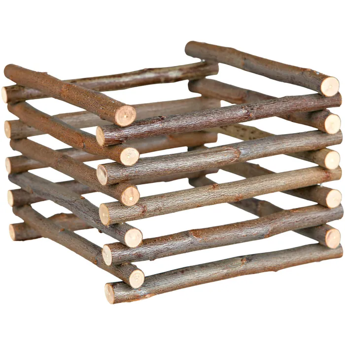 Hlavný obrázok produktu Natural Living - dřevěný přírodní stojan na seno 15 x 11 x 15 cm