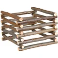 Ďalší obrázok produktu Natural Living - drevený prírodný stojan na seno 15 x 11 x 15 cm