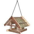 Ďalší obrázok produktu Natural Living kŕmidlo závesné so strechou z trávy 25x25x25c