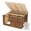 Ďalší obrázok produktu Natural Living prírodný dr. domček HILKE s jasličkami 40x23x32 cm