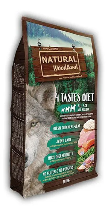 Hlavný obrázok produktu Natural Woodland 4 TASTES Diet 10 kg