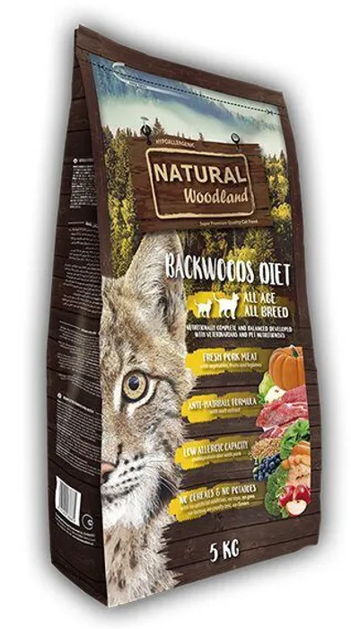 Hlavný obrázok produktu Natural Woodland Backwoods Diet Cat & Kitten /vepřové/5 kg