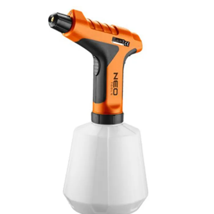 Hlavný obrázok produktu NEO TOOLS akumulátorový rozprašovač nádobka o objemu 1L, micro USB nabíjení, oranžovo-čer