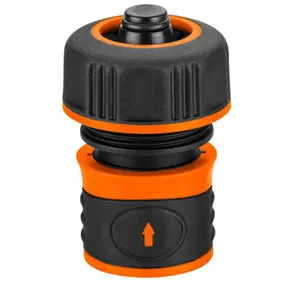 NEO TOOLS rýchlospojka s funkciou STOP materiál plast, 3/4, oranžovo-čierna, 15-723