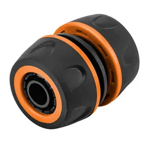 NEO TOOLS spojka pre pevné spojenie hadíc materiál plast, 1/2, oranžovo-čierna, 15-742