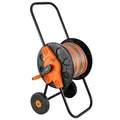 NEO TOOLS vozík pre záhradnú hadicu so sklopným držiakom až 60m 1/2 alebo 20m 3/4, oranžo