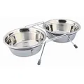 Ďalší obrázok produktu Nerez stojanček + 2 misky so silikónovým krúžkom 1500ml/21cm