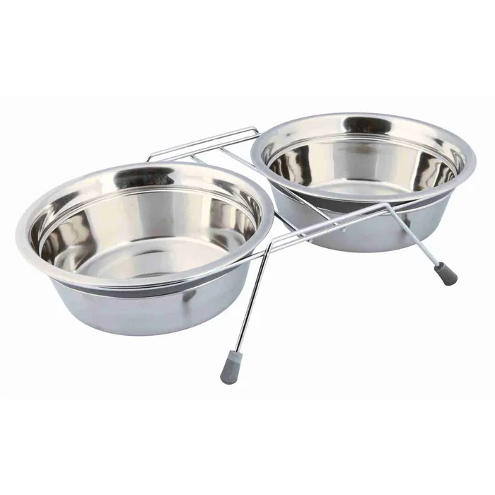 Hlavný obrázok produktu Nerez stojánek + 2 misky se silikonovým kroužkem 1500ml/21cm