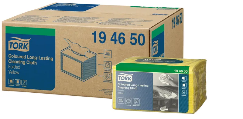 Hlavný obrázok produktu Netkaná textílie Tork Premium ve skládané verzi - žlutá [40 ks]