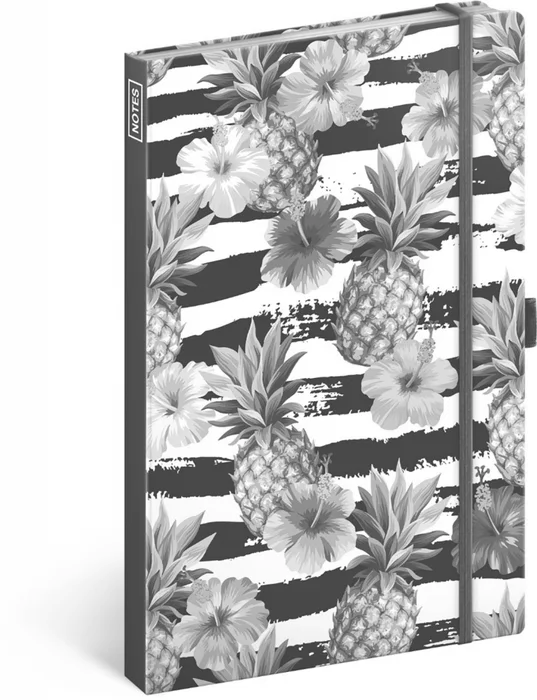 Hlavný obrázok produktu Notes Ananasy, linkovaný, 13 × 21 cm