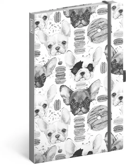Hlavný obrázok produktu Notes Buldoci, linkovaný, 13 × 21 cm