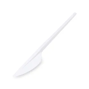Nôž (PP) vratný biely 18,5cm [50 ks]