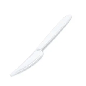 Nôž (PP) vratný biely 18,5cm [50 ks]