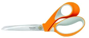 Nožnice krajčírske, 23 cm, FISKARS RazorEdge Softgrip, oranžové