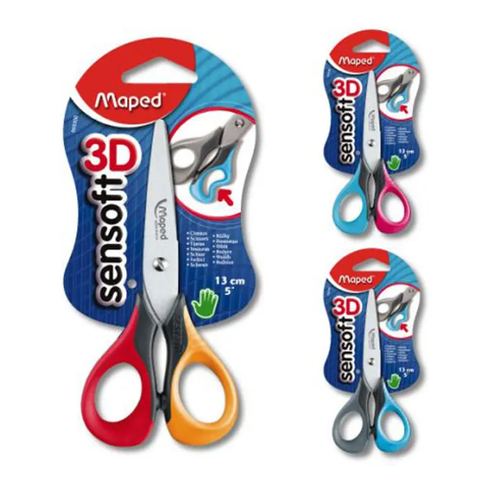 Hlavný obrázok produktu Nůžky Maped Sensoft - 13 cm, blistr, mix barev