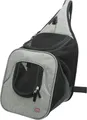 Nylonový batoh SAVINA klokanka 30x26x33cm čierno-sivý (max. 10kg)