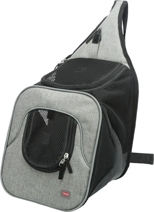 Hlavný obrázok produktu Nylonový batoh SAVINA klokanka 30x26x33cm černo-šedý (max. 10kg)