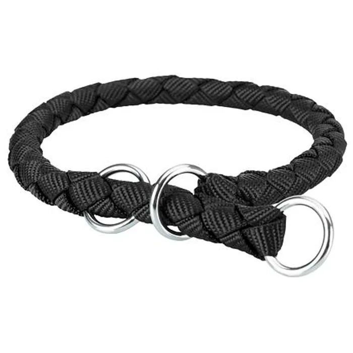 Hlavný obrázok produktu Nylonový obojek kulatý CAVO - černý S:30-36cm/12mm