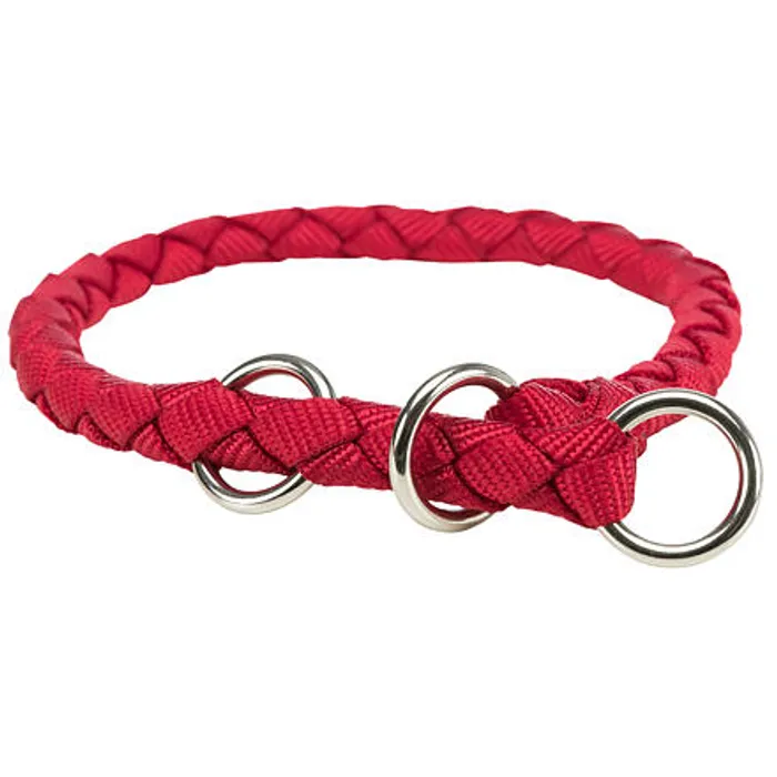 Hlavný obrázok produktu Nylonový obojek kulatý CAVO - červená M:39-45cm/12mm