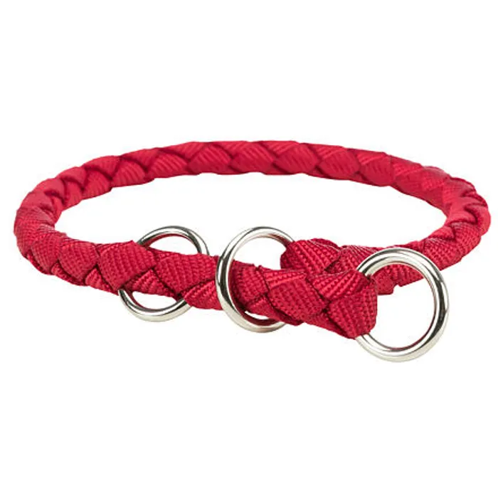 Hlavný obrázok produktu Nylonový obojek kulatý CAVO - červená S-M:35-41cm/12mm