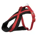 Ďalší obrázok produktu Nylonový postroj PREMIUM podšitý - červená S: hrudník: 35-50 cm / 20 mm