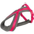Ďalší obrázok produktu Nylonový postroj PREMIUM podšitý - fuchsie L-XL: hruď: 70-110cm/25mm