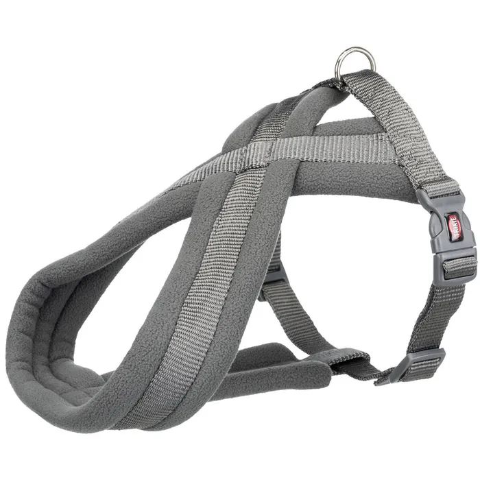 Hlavný obrázok produktu Nylonový postroj PREMIUM podšitý - grafit S:hruď:35-50cm/20mm
