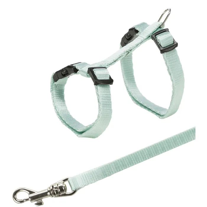 Hlavný obrázok produktu Nylonový postroj pro koťata jednobarevný 19-31cm/8mm TRIXIE