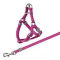 Ďalší obrázok produktu Nylonový postroj s vodítkom pre mačku 26-37cm/10mm, 1,20m