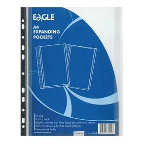 Obal EURO A4/U rozšířený na 200 listů E1204 eagle [5 ks]