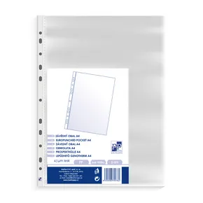 obal EURO A4/U závesný lesklý [100 ks]