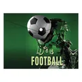 Obal PP s patentkou A4, futbal