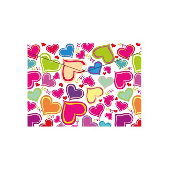 Hlavný obrázok produktu Obal PP s patentkou A5, Love Hearts