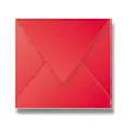 Obálka Clairefontaine, 165 x 165 mm, červená, 20 ks