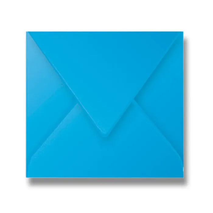 Hlavný obrázok produktu Obálka Clairefontaine, 165 x 165 mm, modrá, 20 ks