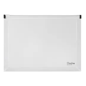 Obálka so zipsom A4 Opaline číra