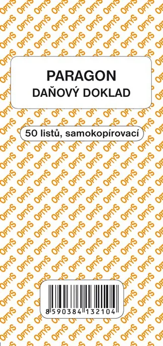 Hlavný obrázok produktu Obchodní paragon, samopropisovací, 50 listů 1321
