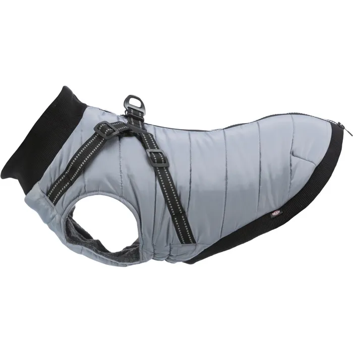 Hlavný obrázok produktu Obleček PONTIS - vesta s postrojem, stříbrošedá S: 36cm, hruď: 52-56cm, krk: 40cm