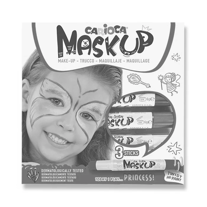 Hlavný obrázok produktu Obličejové barvy Carioca Mask Up Princess 3 barvy