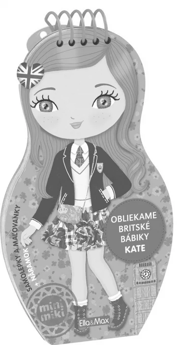 Hlavný obrázok produktu Obliekame britské bábiky KATE – Maľovanky