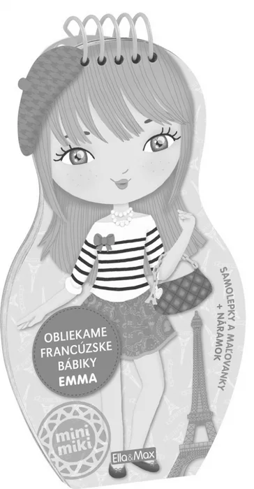 Hlavný obrázok produktu Obliekame francúzske bábiky EMMA – Maľovanky