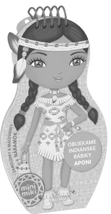 Hlavný obrázok produktu Obliekame indiánske bábiky APONI – Maľovanky