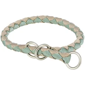 Obojek CAVO kulatý polostahovací, šalvějová/písková S-M: 35-41cm/ o12mm