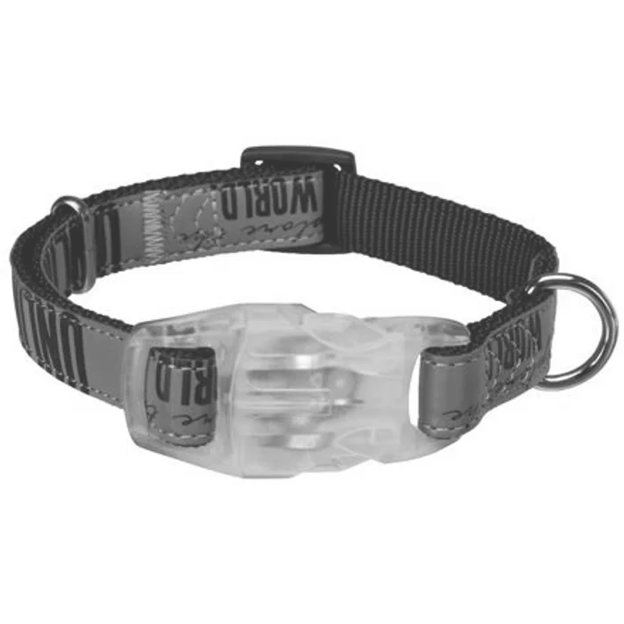 Hlavný obrázok produktu Obojek EXPLORE s blikátkem černý/reflexní - DOPRODEJ L-XL:40-65cm/25mm