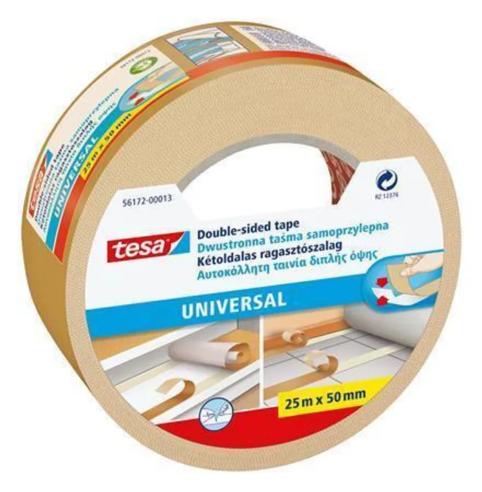 Hlavný obrázok produktu Oboustranná páska, 50 mm x 25 m, TESA, "PP 56172"