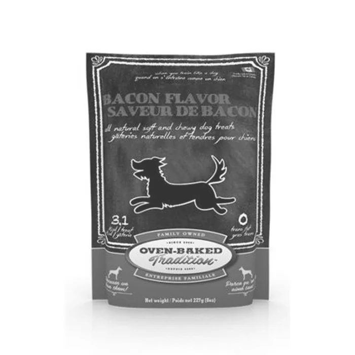Hlavný obrázok produktu OBT All Natural soft & chewy BACON 227 g, přírodní pamlsek se slaninou