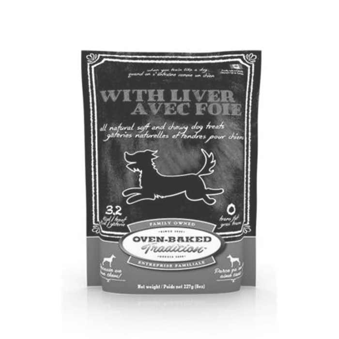 Hlavný obrázok produktu OBT All Natural soft & chewy LIVER 227 g, nízkokalorický pamlsek s játry